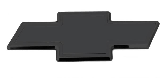 T-Rex - Chevrolet Silverado T-Rex Billet Bowtie - Rear with Border - Black - 19113B