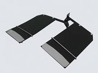 Street Scene - Dodge Ram Street Scene Mud Flap Kit Single Rear Wheel - 12 Inch Wide - 950-09745