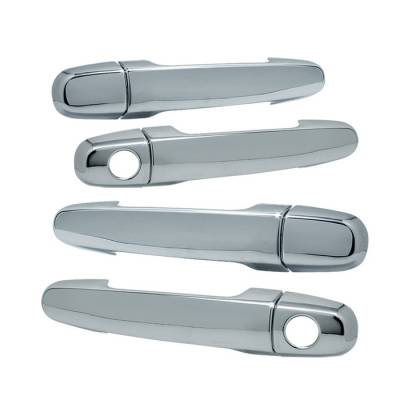 Spyder - Toyota Corolla Spyder Door Handle - With Passenger Side Key Hole - Chrome - CA-DH-THL01-4D-WP