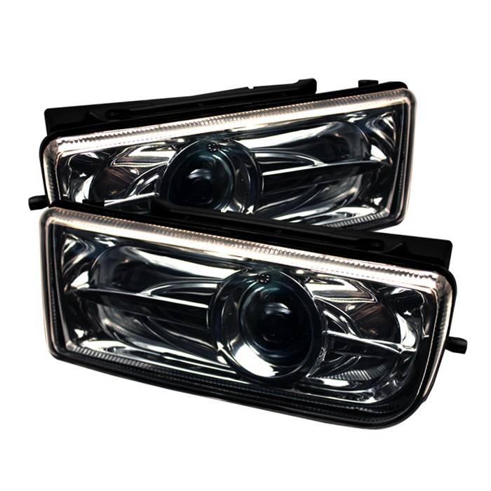 Spyder Auto - BMW 3 Series Spyder Projector Fog Lights - Smoke - FL-BE3691-P-SM