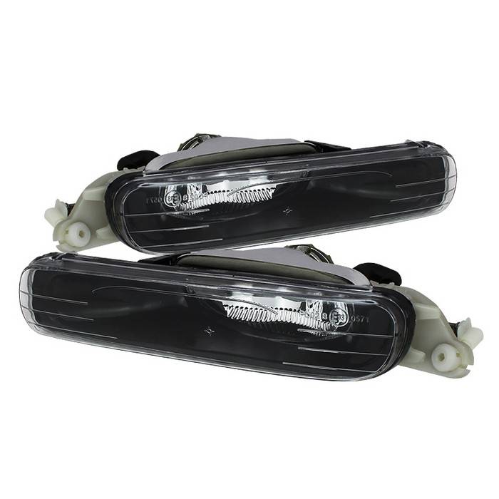 Spyder - BMW 3 Series 4DR Spyder Fog Lights - No Switch - Black - FL-CH-BE464D99-BK