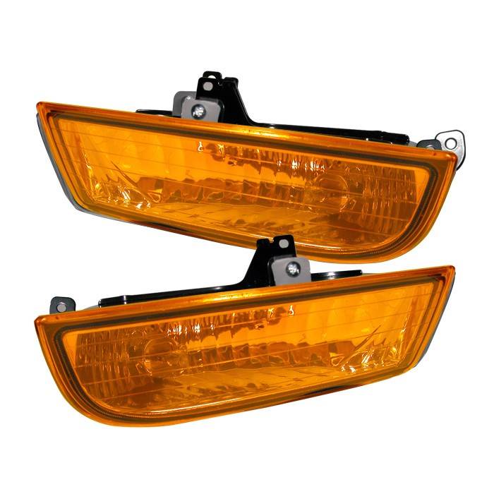 Spyder - Honda Prelude Spyder OEM Fog Lights - Yellow - FL-CL-HP97-Y