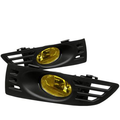 Spyder - Honda Accord 2DR Spyder OEM Fog Lights - Yellow - FL-HA03-2D-Y