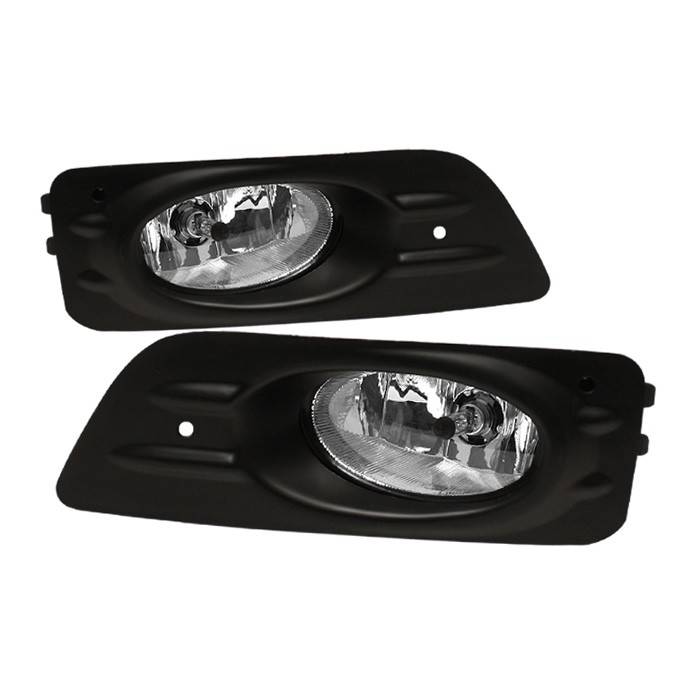 Spyder - Honda Accord 4DR Spyder OEM Fog Lights - Clear - FL-HA06-4D-C