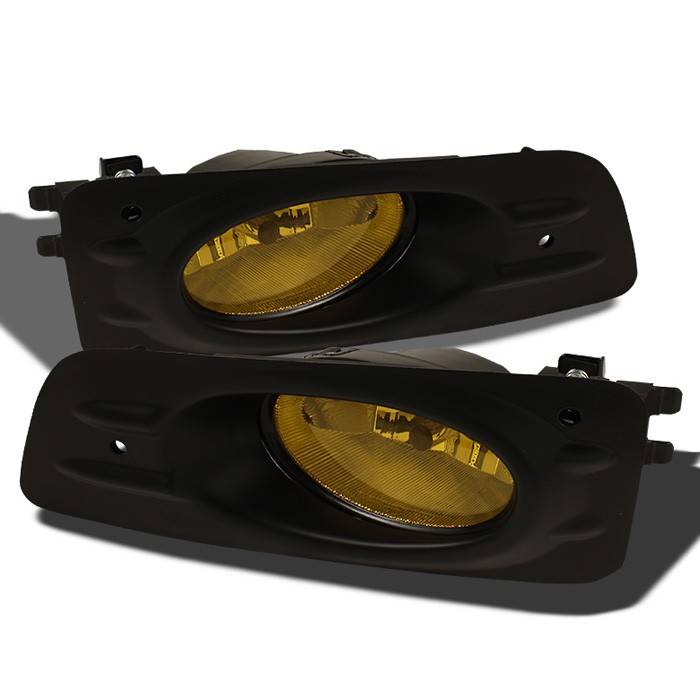 Spyder - Honda Accord 4DR Spyder OEM Fog Lights - Yellow - FL-HA06-4D-Y