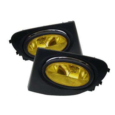 Spyder - Honda Civic HB Spyder OEM Fog Lights - Yellow - FL-HC03SI-3D-Y