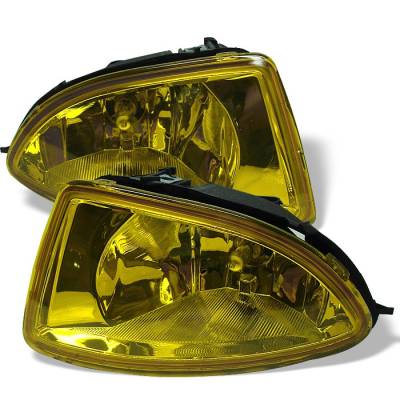 Spyder - Honda Civic 2DR & 4DR Spyder OEM Fog Lights - Yellow - FL-HC04-Y
