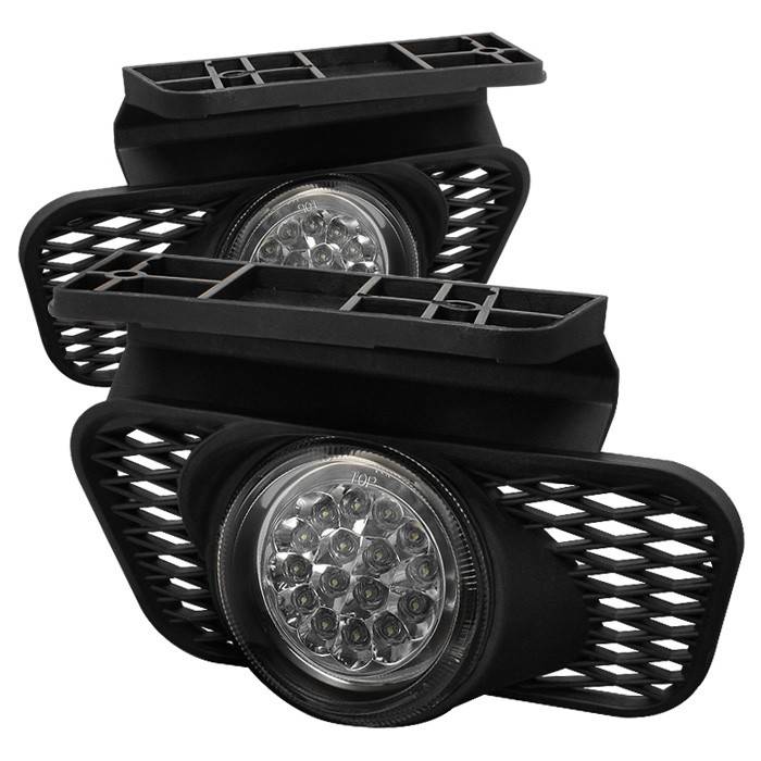 Spyder - Chevrolet Avalanche Spyder LED Fog Lights - FL-LED-CSIL03-C