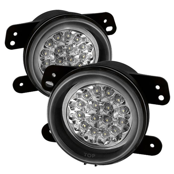 Spyder - Dodge Journey Spyder LED Fog Lights - Clear - FL-LED-DM05-C