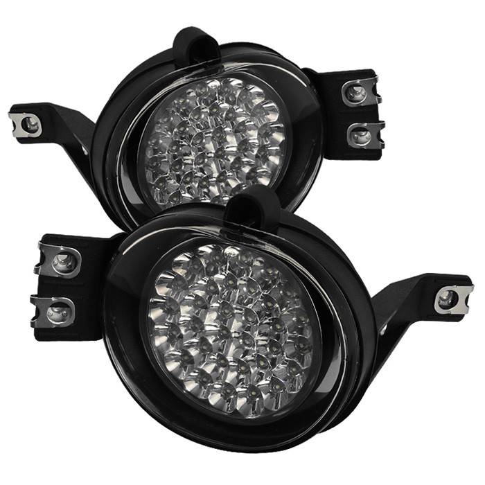Spyder - Dodge Durango Spyder LED Fog Lights - Clear - FL-LED-DRAM02-C