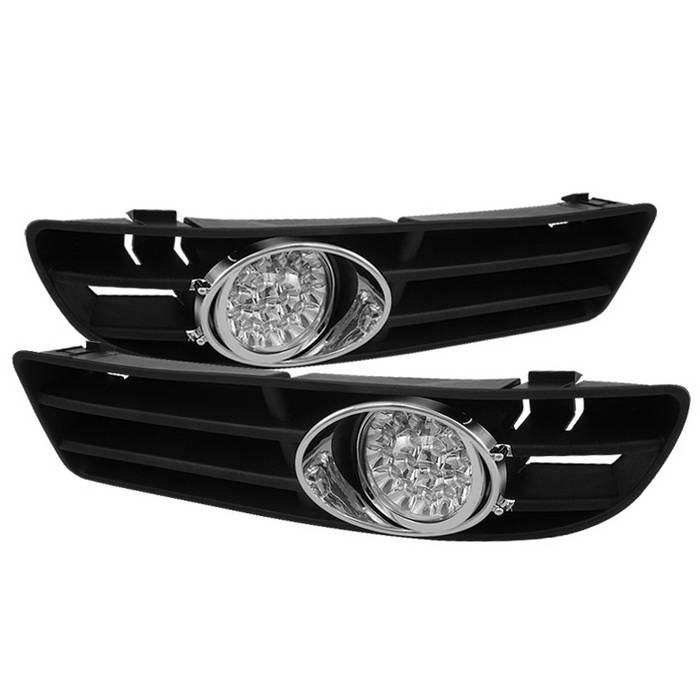 Spyder Auto - Volkswagen Jetta Spyder LED Fog Lights - Yellow - FL-LED-VJ99-Y