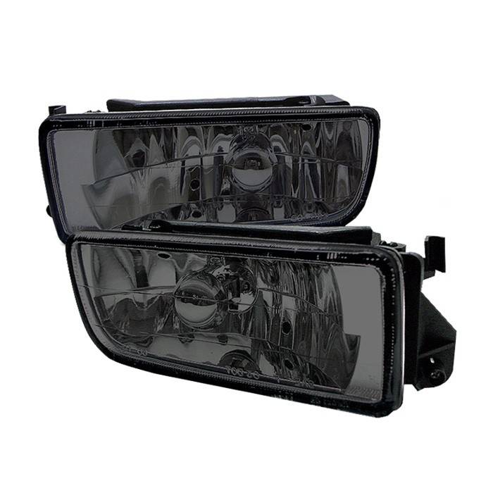 Spyder - BMW 3 Series 2DR Spyder Euro Fog Lights - No Switch - Smoke - FL-LH-BE36-SM