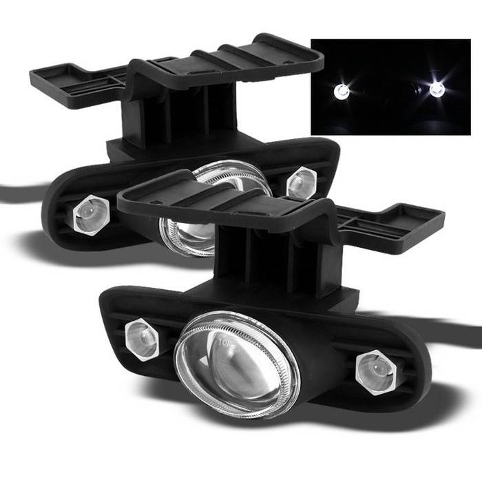 Spyder - Chevrolet Suburban Spyder Halo Projector Fog Lights - Clear - FL-P-CS99-HL