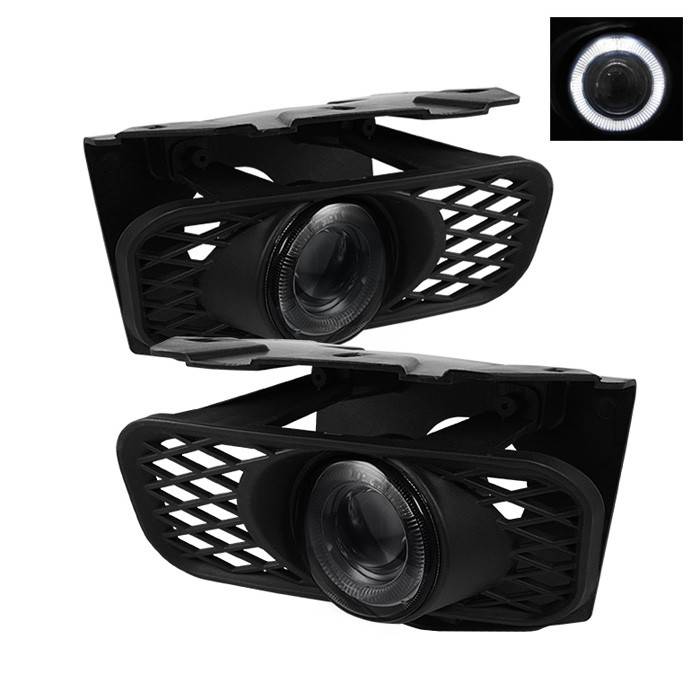 Spyder - Ford Expedition Spyder Halo Projector Fog Lights - Smoke - FL-P-FF15099-HL-SM