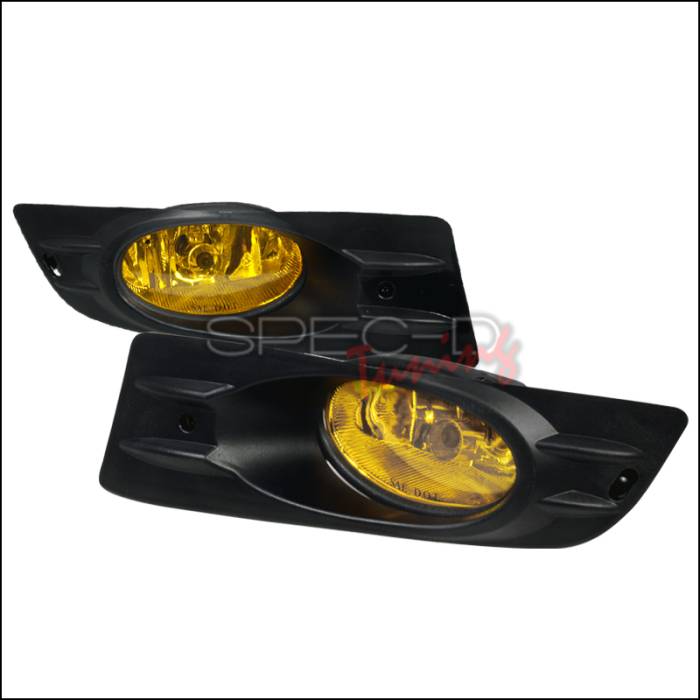 Spec-D - Honda Accord 2DR Spec-D Fog Lights - Yellow - LF-ACD062AMOEM
