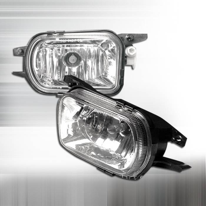 Spec-D - Mercedes-Benz C Class Spec-D Crystal Fog Lights - Clear - LF-BW20301