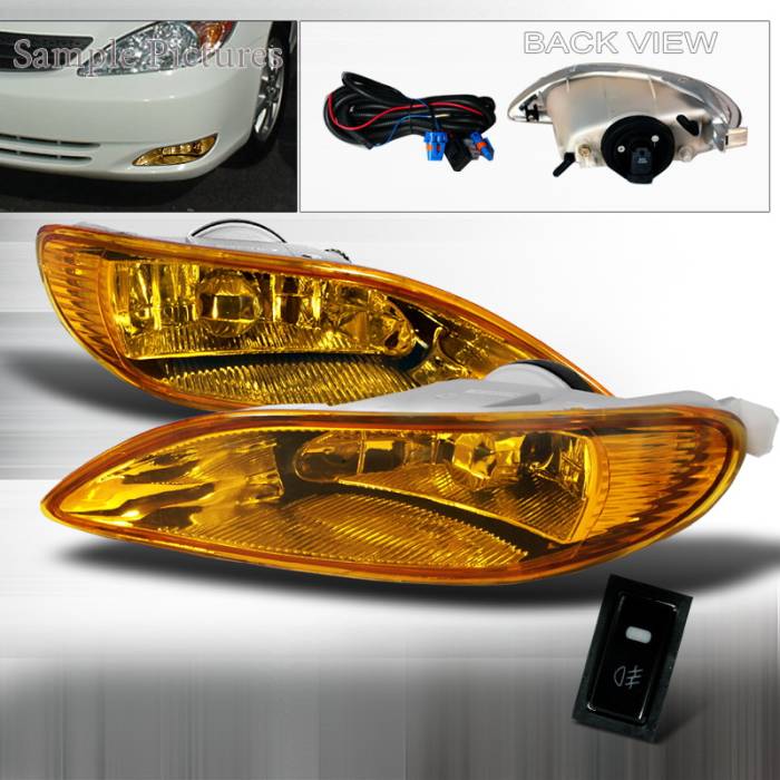 Spec-D - Toyota Corolla Spec-D OEM Fog Lights - Yellow - LF-COR05AMOEM
