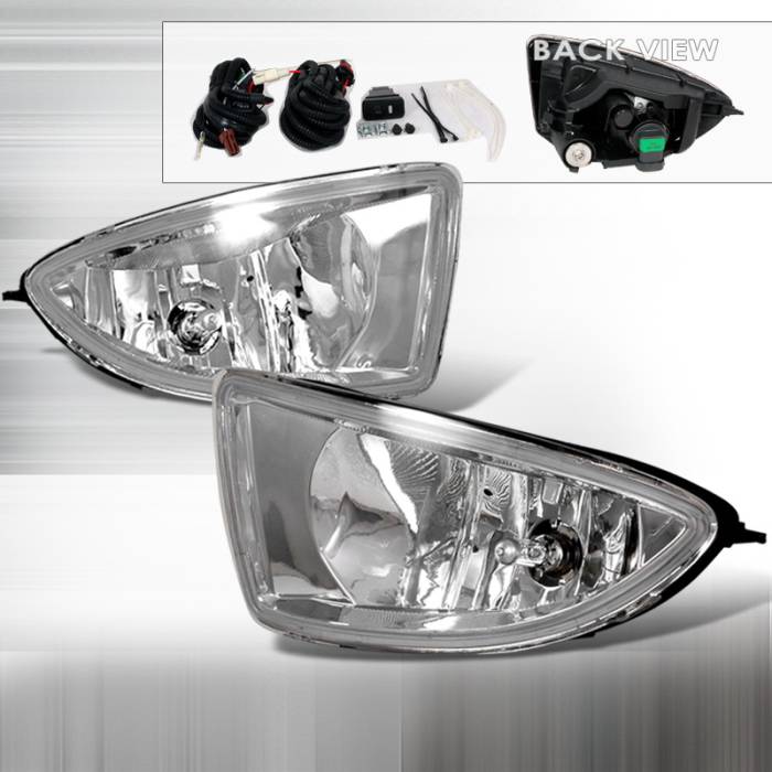 Spec-D - Honda Civic Spec-D OEM Fog Lights - Clear - LF-CV04OEM