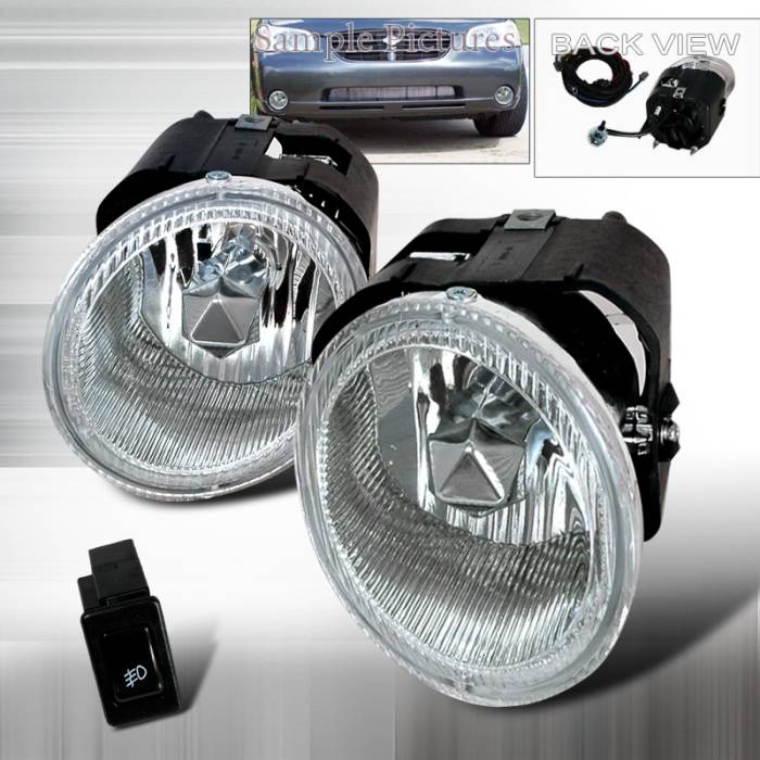 Spec-D - Nissan Frontier Spec-D Fog Lights - Clear - LF-MAX00OEM