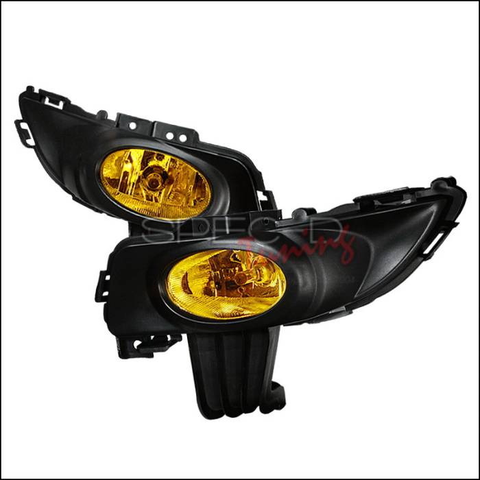 Spec-D - Mazda 3 4DR Spec-D OEM Style Fog Lights Yellow - LF-MZ3034AMOEM