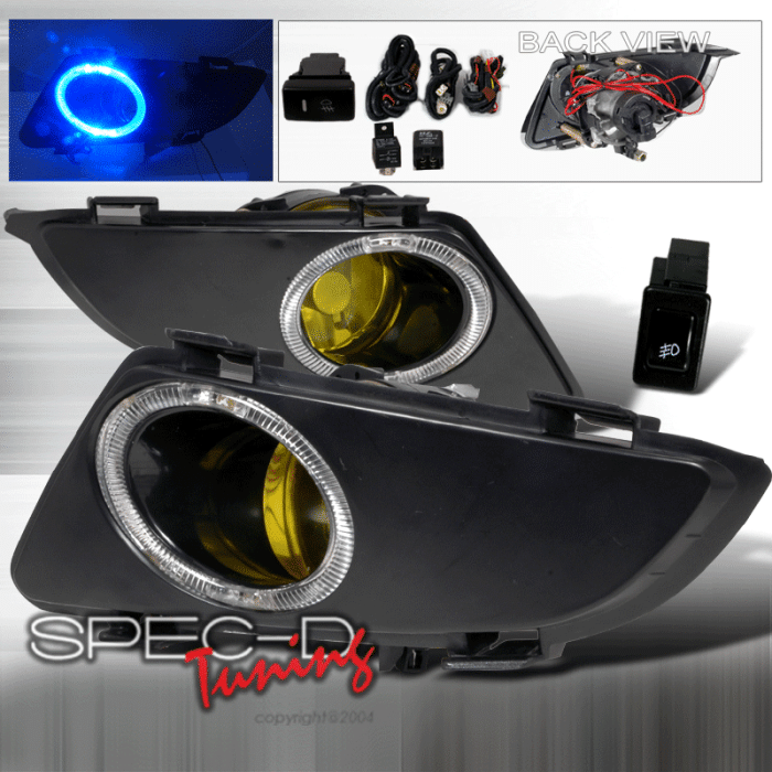 Spec-D - Mazda 6 Spec-D OEM Style Fog Lights - Yellow - LF-MZ604AM-WJ