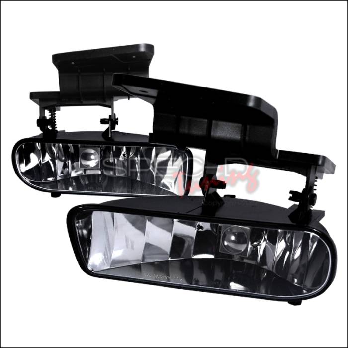 Spec-D - Chevrolet Silverado Spec-D OEM Fog Lights - Clear - LF-SIV99COEM-APC