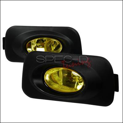 Spec-D - Acura TSX Spec-D OEM Fog Lights - Yellow - LF-TSX04AMOEM