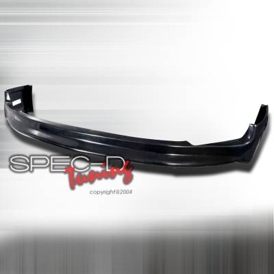 Spec-D - Honda Civic 2DR Spec-D Mugen Style ABS Plastic Front Lip - LPF-CV062M-ABS
