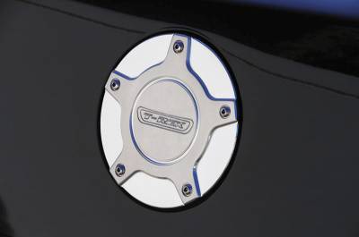 T-Rex - Chevrolet Camaro T-Rex T1 Series Billet Gas Door - Chrome - 120272