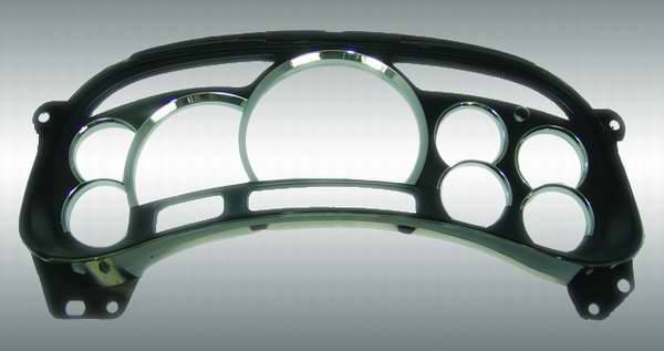 US Speedo - US Speedo Platinum Lens Chrome Gauge Rings - LEN 041