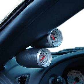 Speed of Sound - Ford Mustang Speed of Sound Dual Gauge Pillar Dark Charcoal - 81002