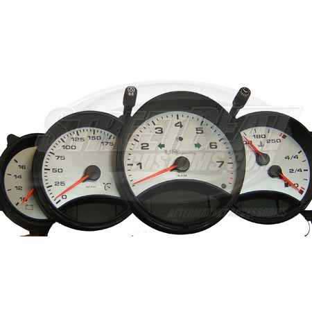 US Speedo - US Speedo Stainless Steel Gauge Face - 5PC - Displays 175 MPH - 9110201