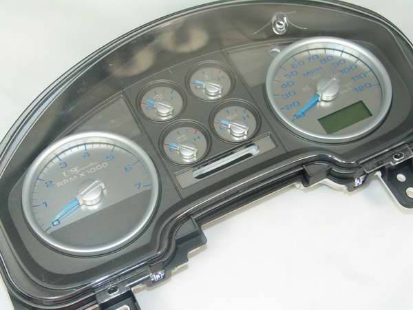 US Speedo - US Speedo Stainless Steel Gauge Face with Blue Back and Color Match Needles - Displays - SS F 04B