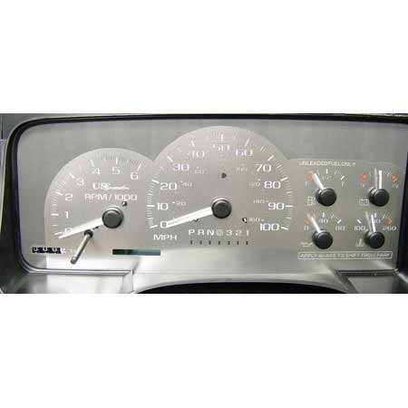 US Speedo - US Speedo Stainless Steel Gauge Face - Displays 110 MPH - Analog - CK1009901
