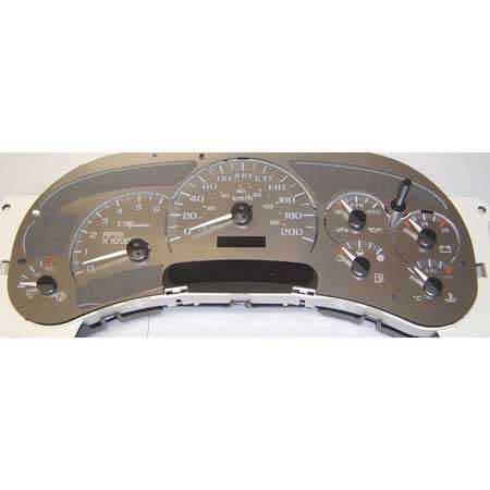 US Speedo - US Speedo Stainless Steel Gauge Face - Displays 180KPH - No Transmission Temperature - CK1800203K