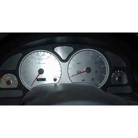 US Speedo - US Speedo Stainless Steel Gauge Face - Displays MPH - EQU0401