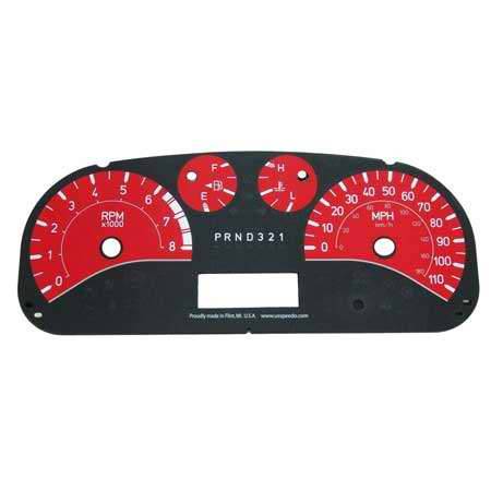 US Speedo - US Speedo Stainless Steel Gauge Face - Displays MPH - H30601