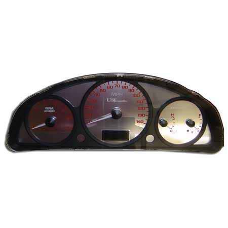 US Speedo - US Speedo Stainless Steel Gauge Face - Displays MPH - Tachometer - MAL0401