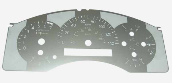 US Speedo - US Speedo Stainless Steel Gauge Face - TIT0501