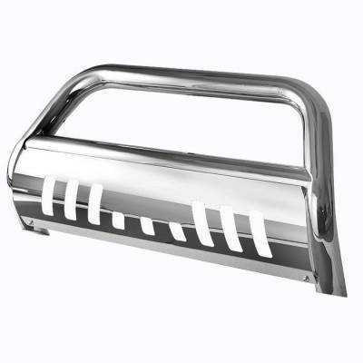 Spyder - Ford Expedition Spyder 3 Inch Bull Bar T-304 Stainless SteelPolished - BBR-FE-A02G0505