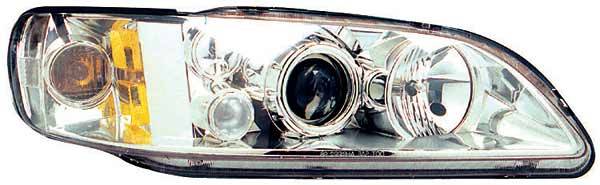 TYC - TYC Projector Headlights with Chrome Housing - 80610300