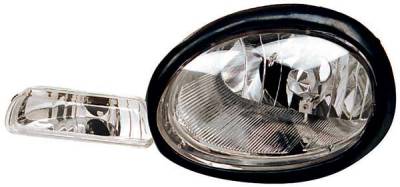 TYC - TYC Diamondback Headlights with Black Housing - 80620941