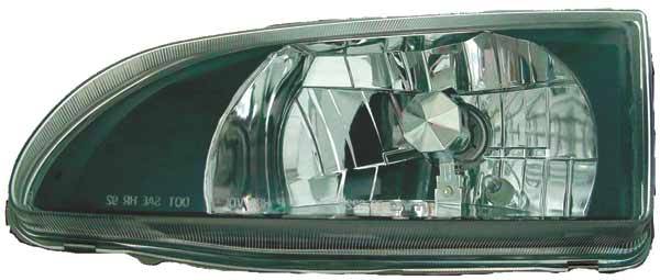 TYC - TYC Euro Clear Headlights Black Housing - 80622541