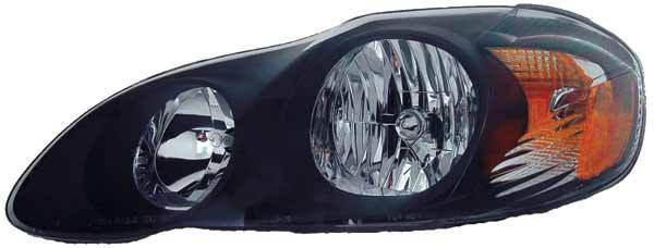 TYC - TYC Euro Clear Headlights Black Housing - 80623541