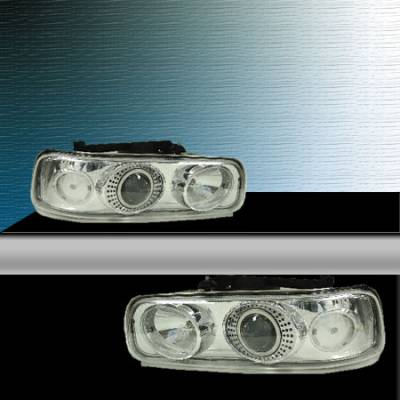 TYC - TYC Projector HID Headlights with Chrome Housing - 80644580