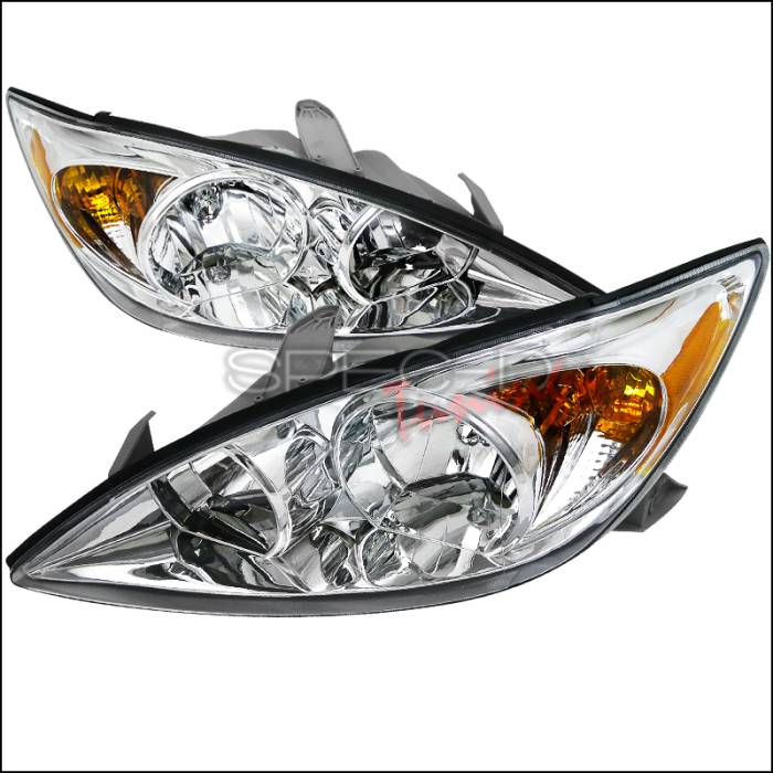 Spec-D - Toyota Camry Spec-D Euro Headlights - Chrome Housing - 2LH-CAM02-RS