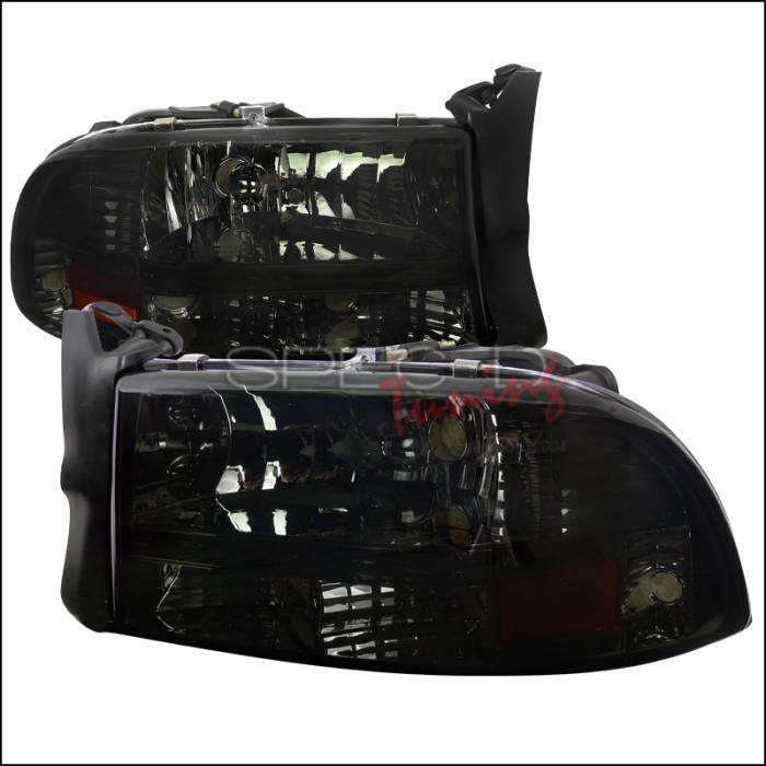 Spec-D - Dodge Durango Spec-D Headlights - Smoked - 2LH-DAK97G-ABM