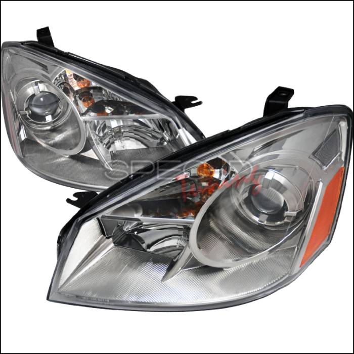 Spec-D - Nissan Altima Spec-D Projector Headlghts - Chrome - 2LHP-ALT05-DP
