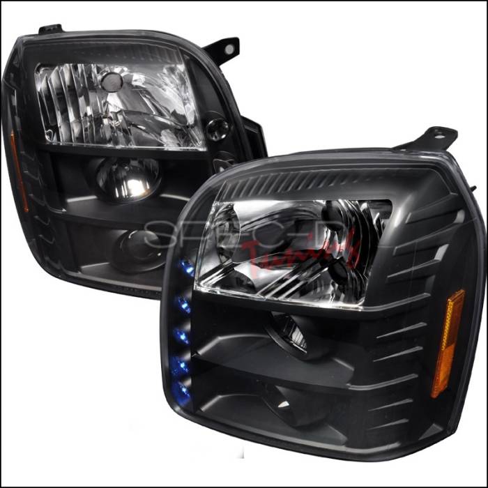 Spec-D - GMC Denali Spec-D Halo LED Projector - Black - 2LHP-DEN07JM-TM