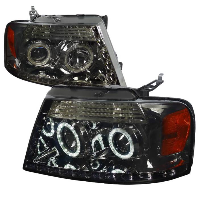 Spec-D - Ford F150 Spec-D R8 Projector Headlight - 2LHP-F15004G-8-RS